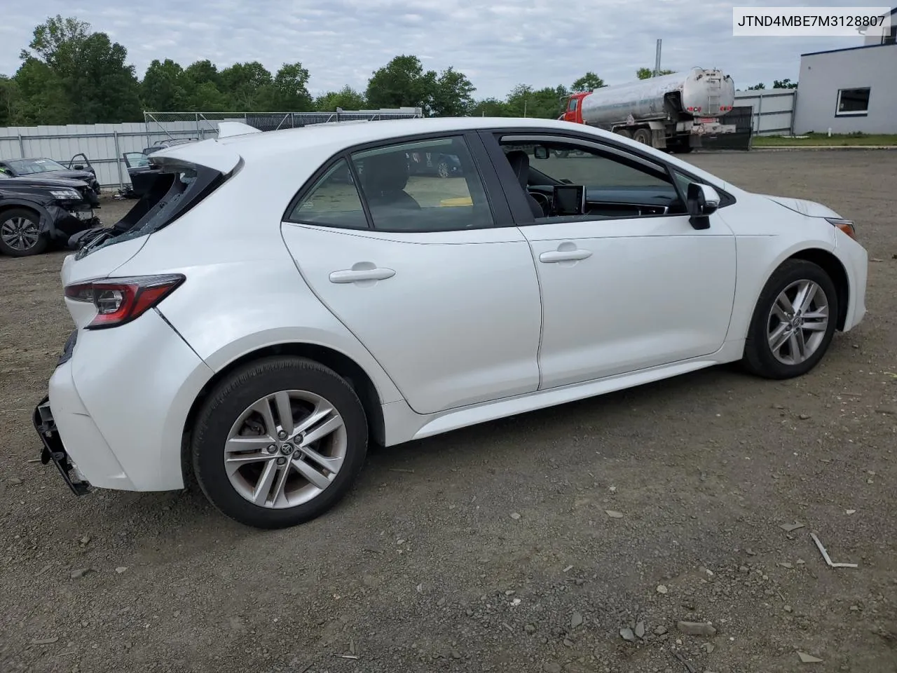 2021 Toyota Corolla Se VIN: JTND4MBE7M3128807 Lot: 58332054