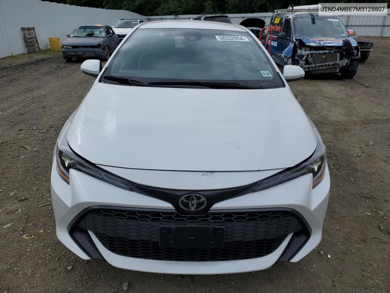 2021 Toyota Corolla Se VIN: JTND4MBE7M3128807 Lot: 58332054