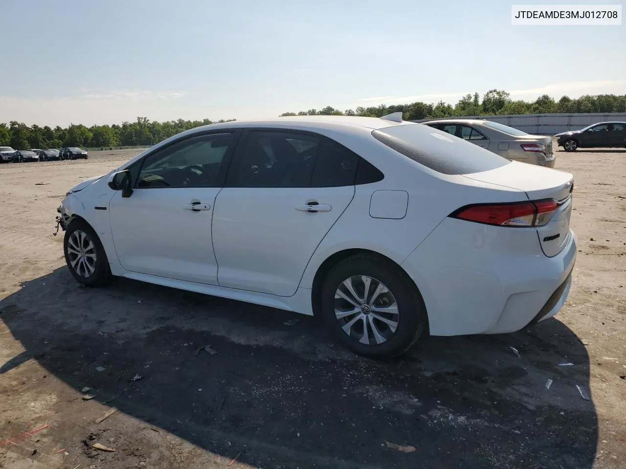 2021 Toyota Corolla Le VIN: JTDEAMDE3MJ012708 Lot: 58840944