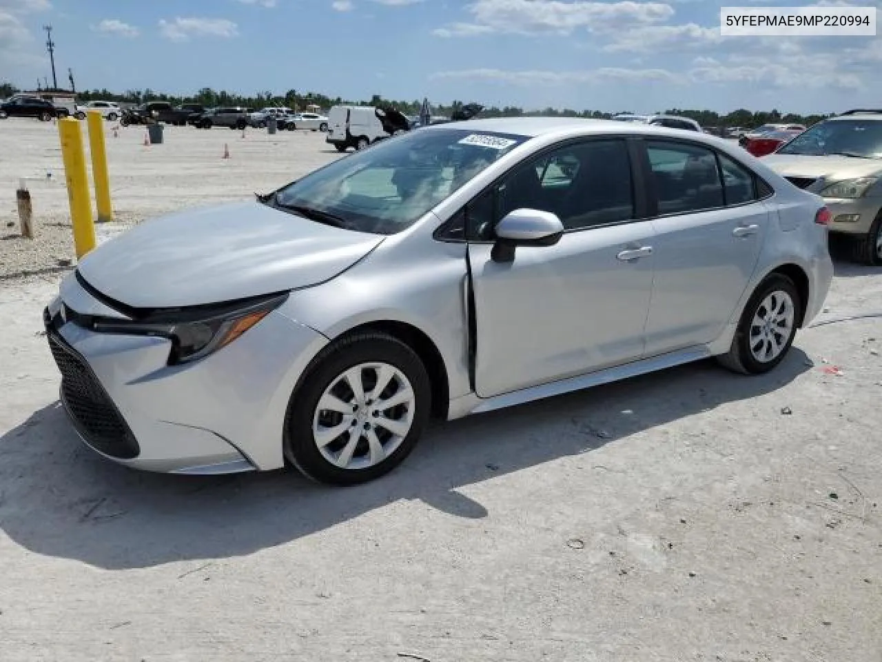 2021 Toyota Corolla Le VIN: 5YFEPMAE9MP220994 Lot: 63893634