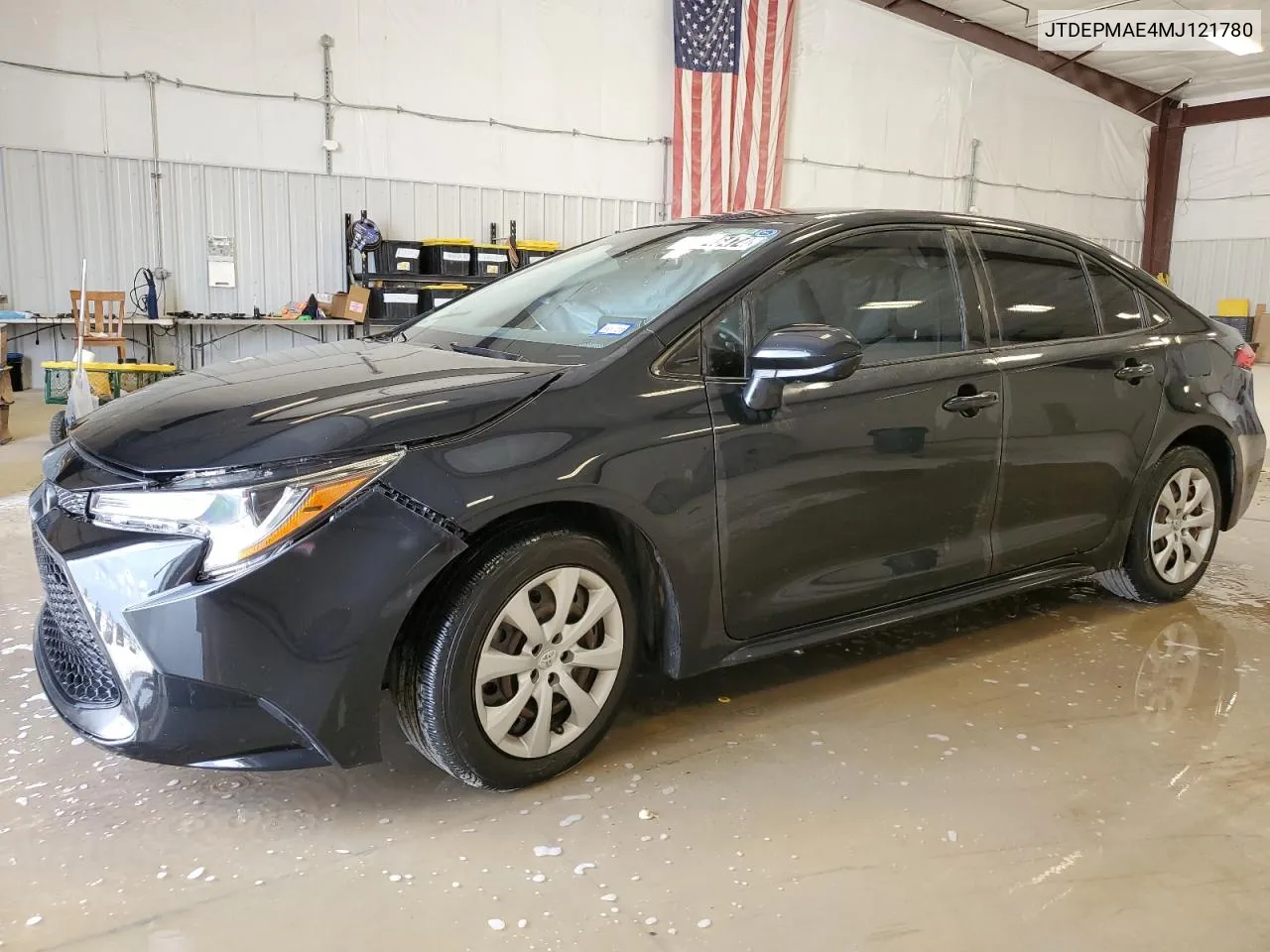 2022 Toyota Corolla Le VIN: JTDEPMAE4MJ121780 Lot: 65746474