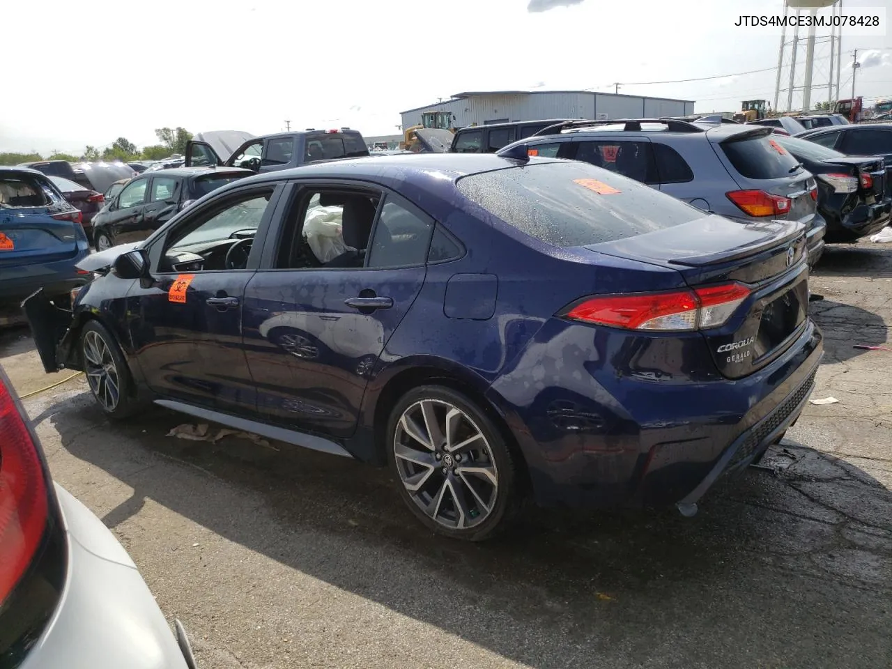 2021 Toyota Corolla Se VIN: JTDS4MCE3MJ078428 Lot: 66465134