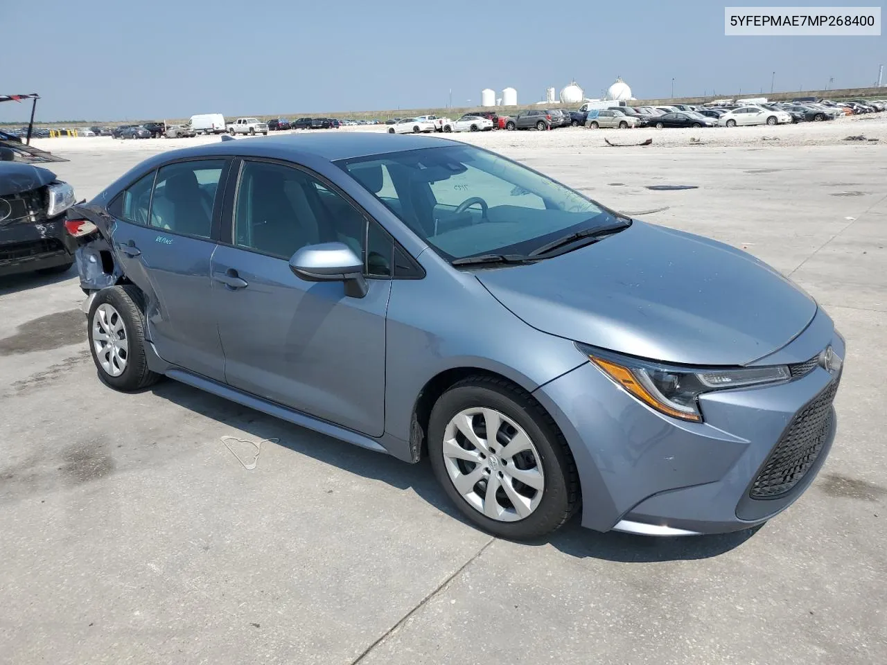 2021 Toyota Corolla Le VIN: 5YFEPMAE7MP268400 Lot: 66566944