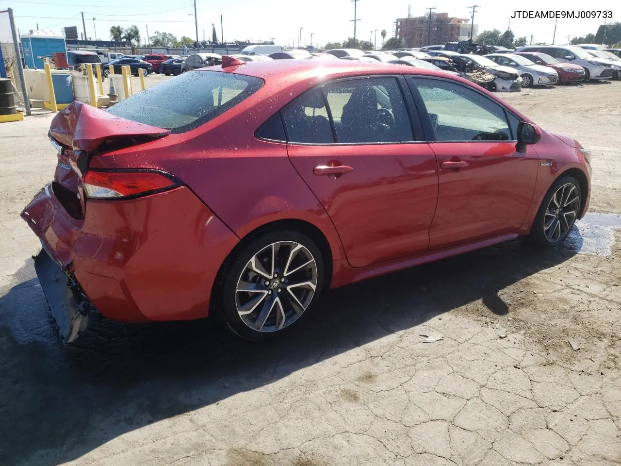 JTDEAMDE9MJ009733 2021 Toyota Corolla Le