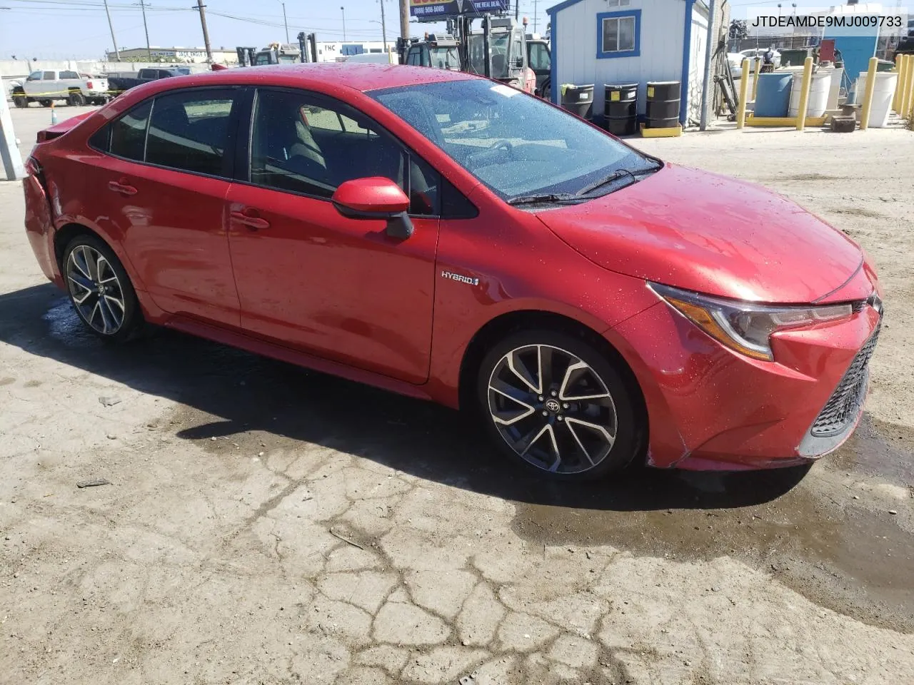 2021 Toyota Corolla Le VIN: JTDEAMDE9MJ009733 Lot: 67158334