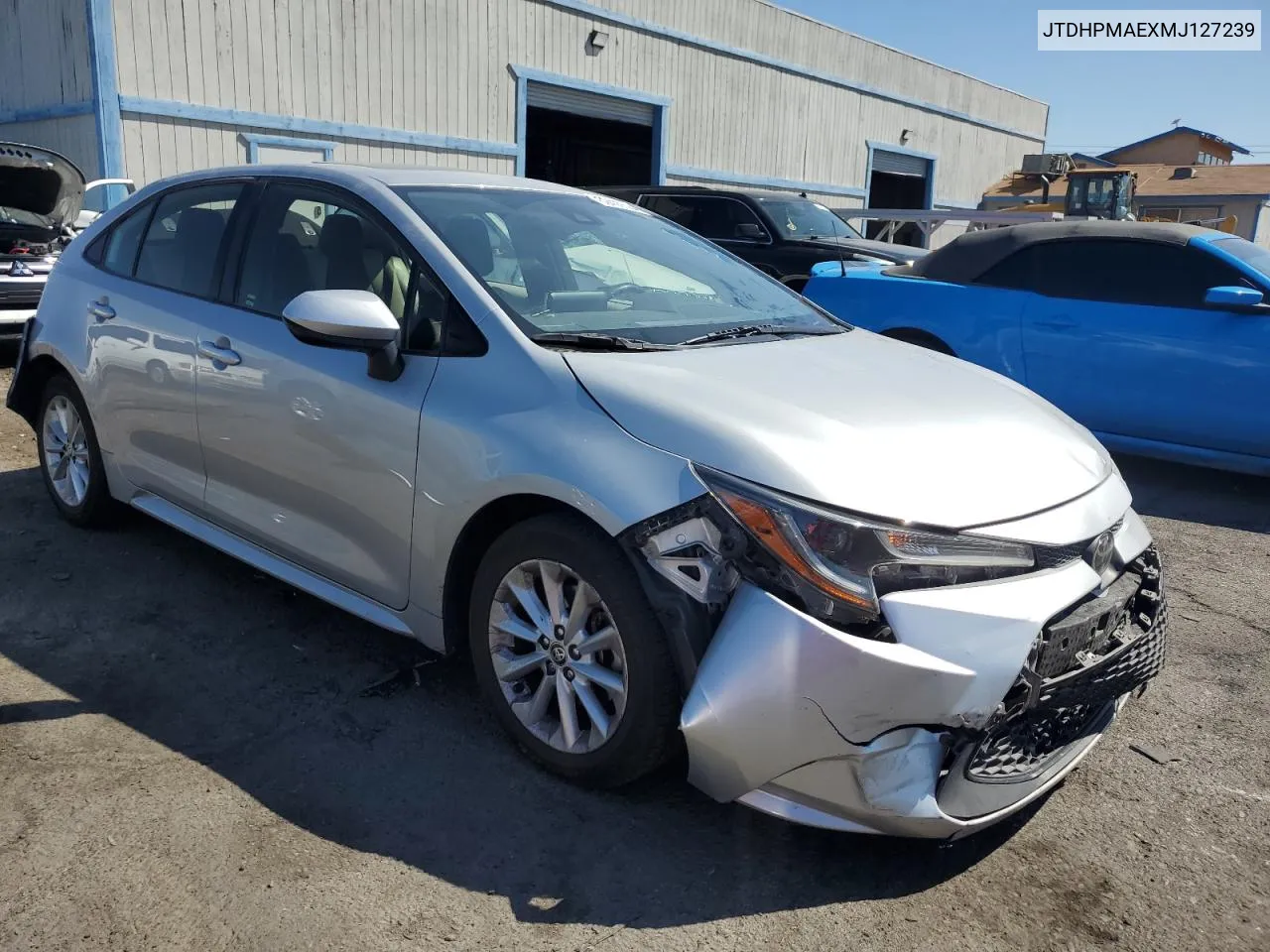 2021 Toyota Corolla Le VIN: JTDHPMAEXMJ127239 Lot: 69459744