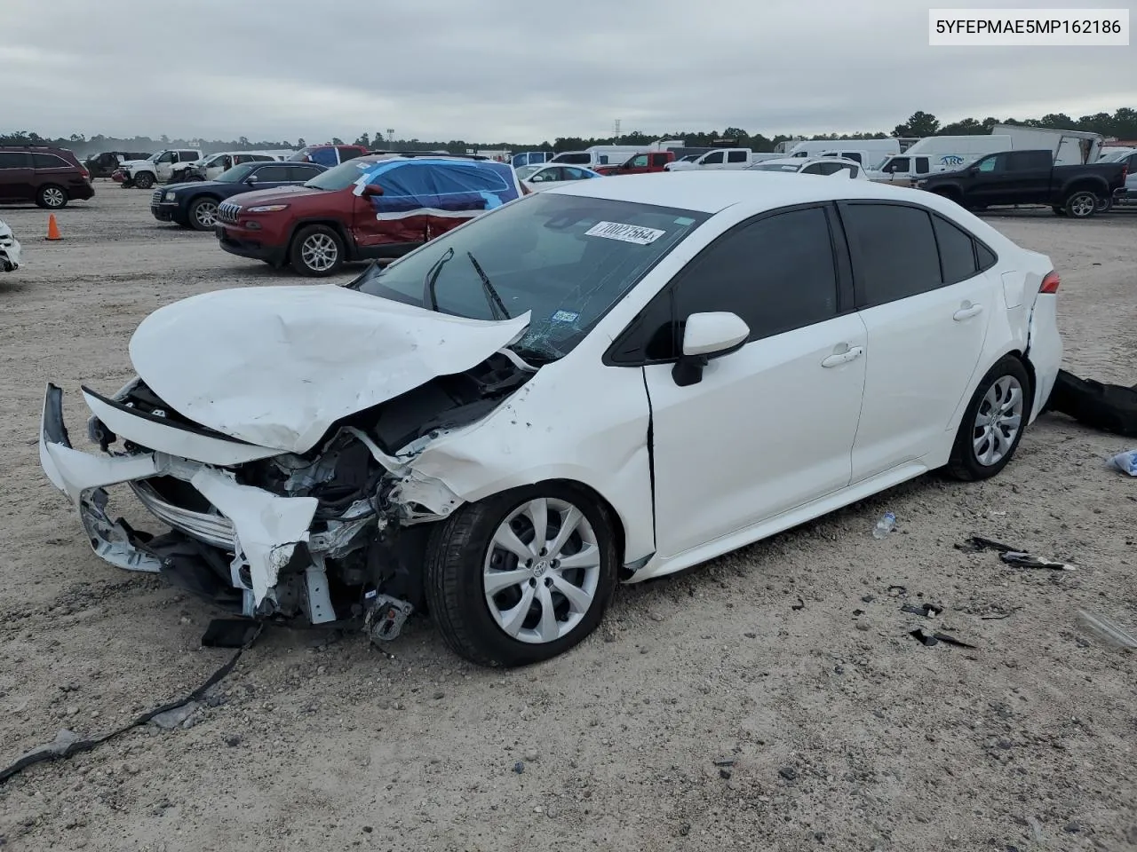 5YFEPMAE5MP162186 2021 Toyota Corolla Le