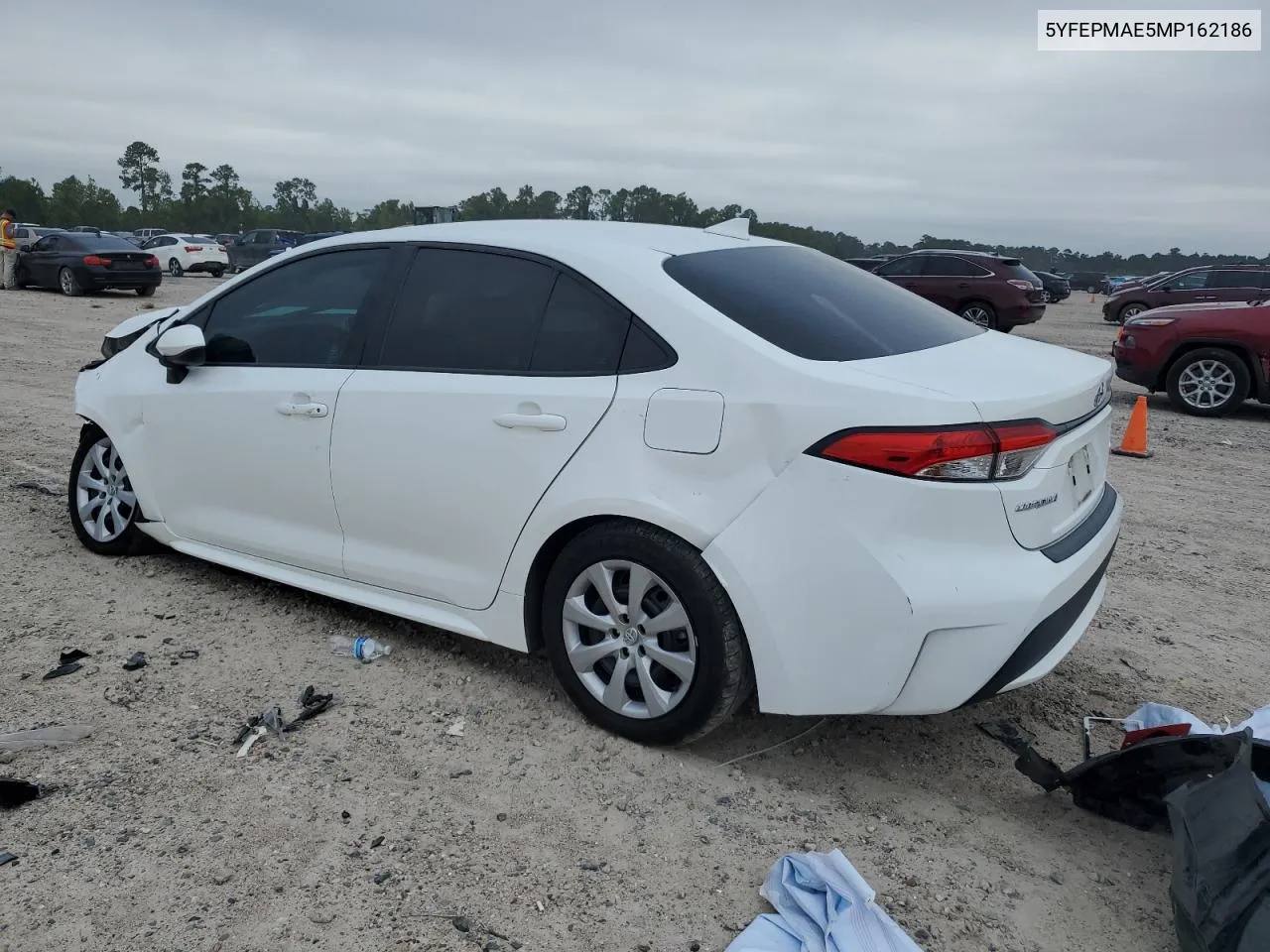 2021 Toyota Corolla Le VIN: 5YFEPMAE5MP162186 Lot: 70027564