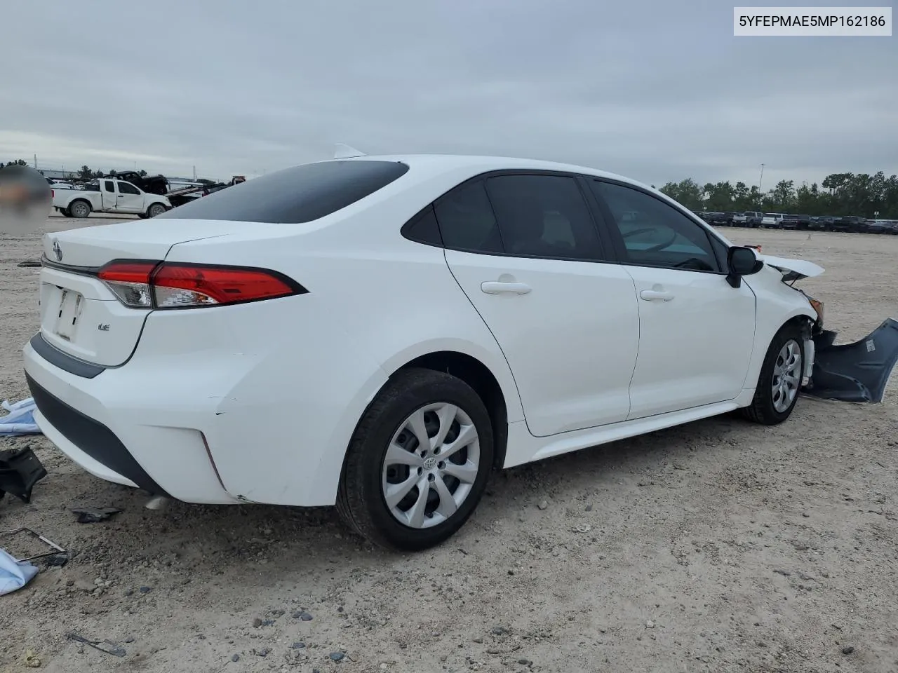 2021 Toyota Corolla Le VIN: 5YFEPMAE5MP162186 Lot: 70027564