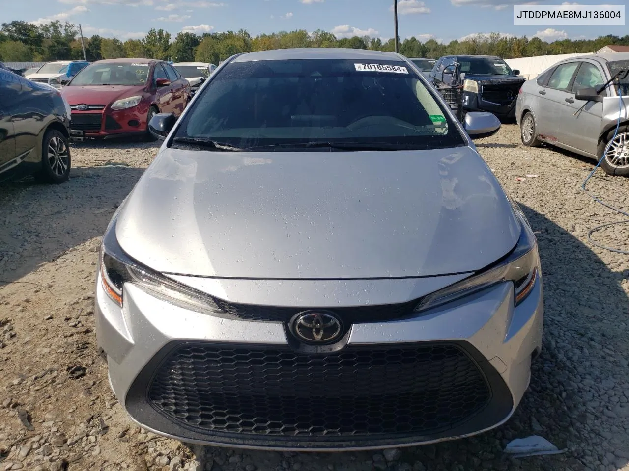 JTDDPMAE8MJ136004 2021 Toyota Corolla L