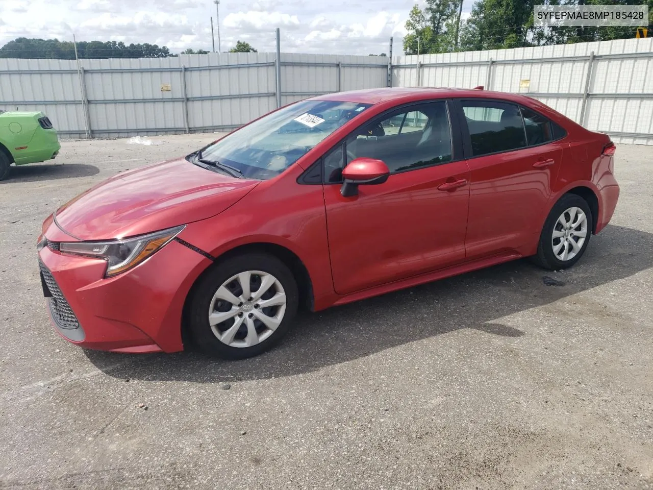 2021 Toyota Corolla Le VIN: 5YFEPMAE8MP185428 Lot: 70188644