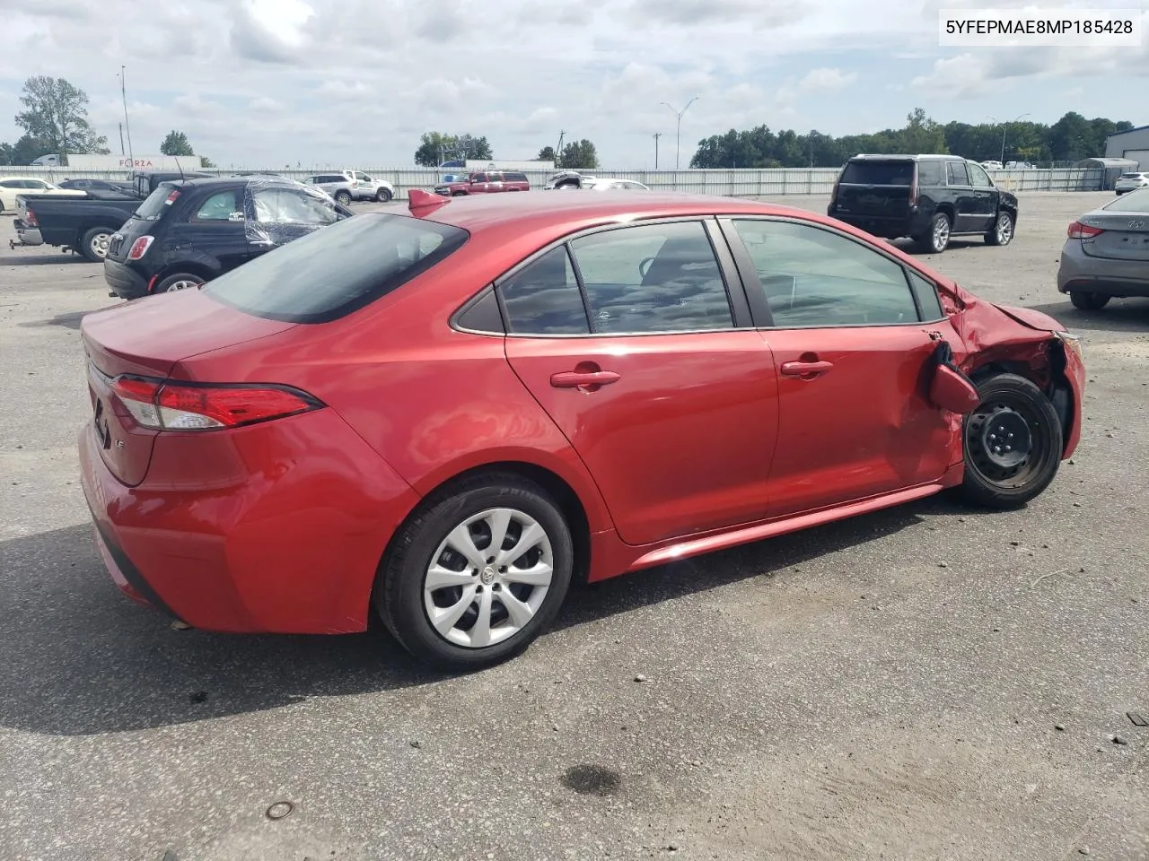 2021 Toyota Corolla Le VIN: 5YFEPMAE8MP185428 Lot: 70188644