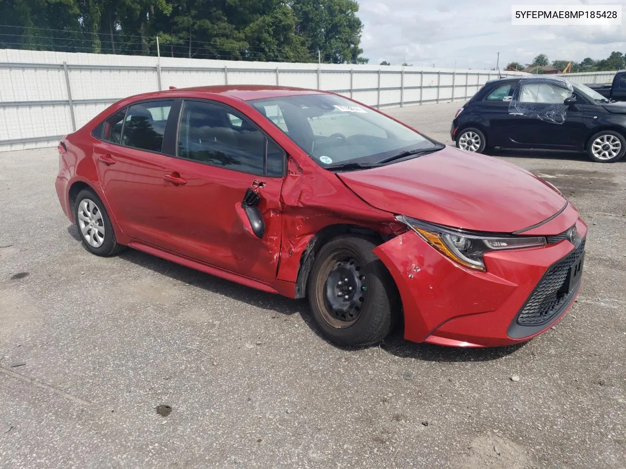 2021 Toyota Corolla Le VIN: 5YFEPMAE8MP185428 Lot: 70188644