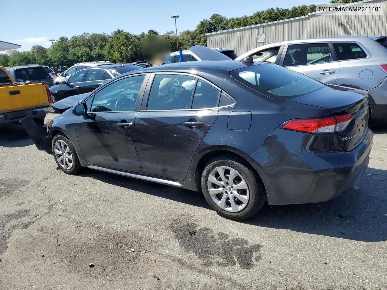 2021 Toyota Corolla Le VIN: 5YFEPMAE6MP241401 Lot: 70202294