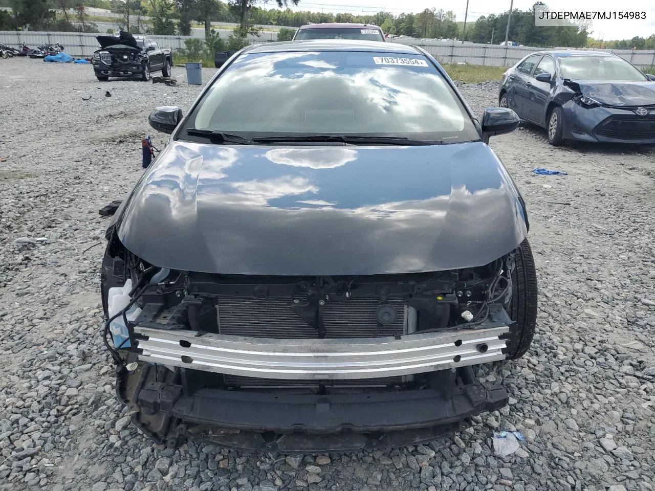 JTDEPMAE7MJ154983 2021 Toyota Corolla Le