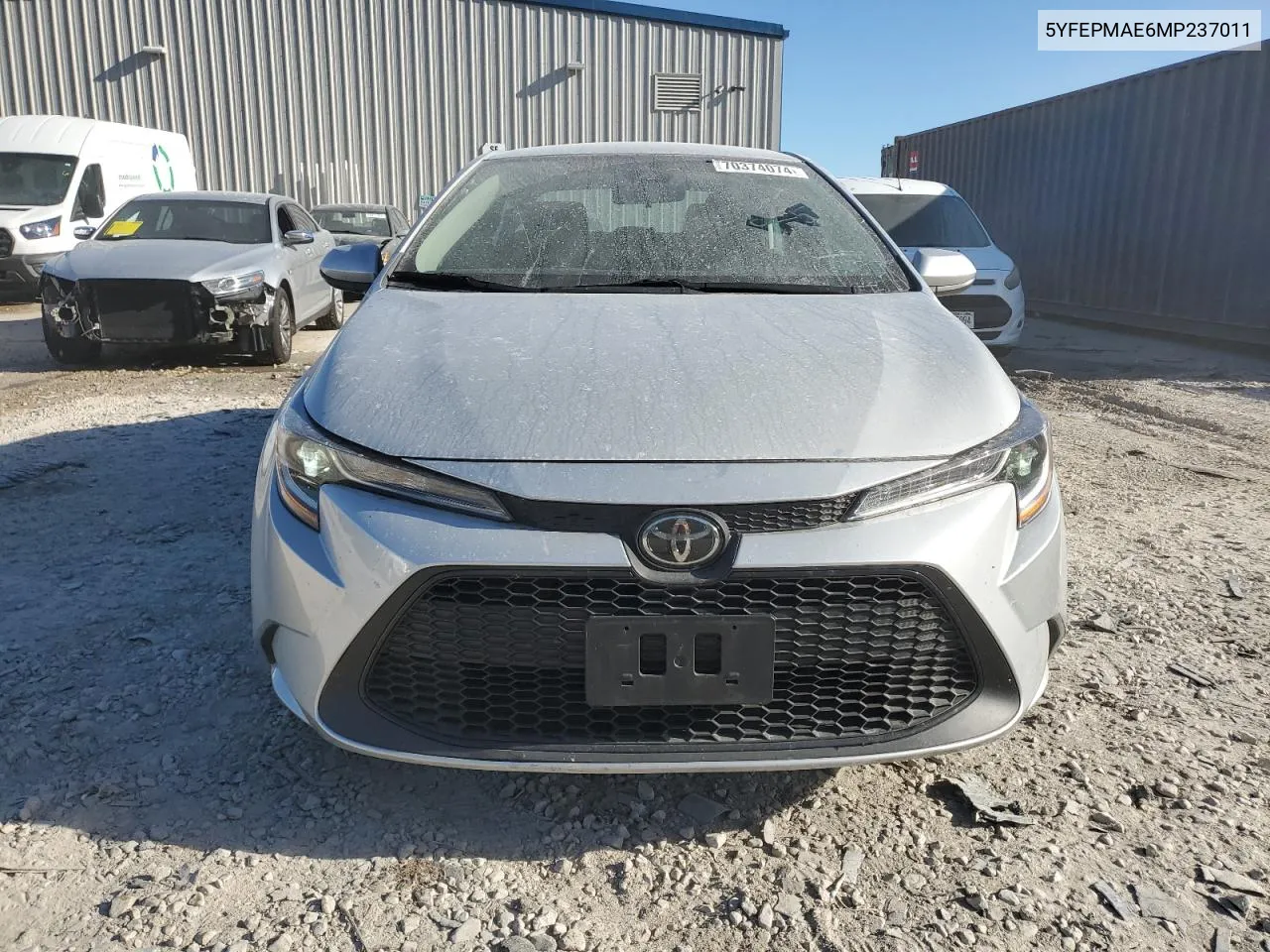 5YFEPMAE6MP237011 2021 Toyota Corolla Le