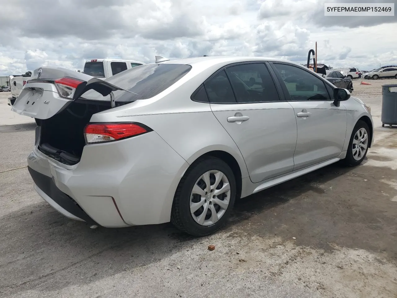 5YFEPMAE0MP152469 2021 Toyota Corolla Le