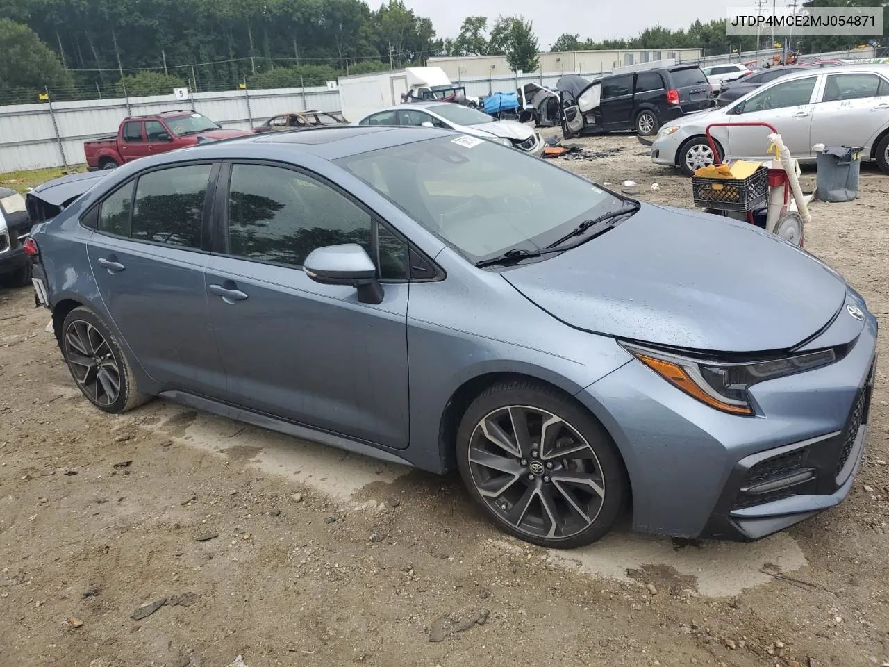 2021 Toyota Corolla Se VIN: JTDP4MCE2MJ054871 Lot: 70661484