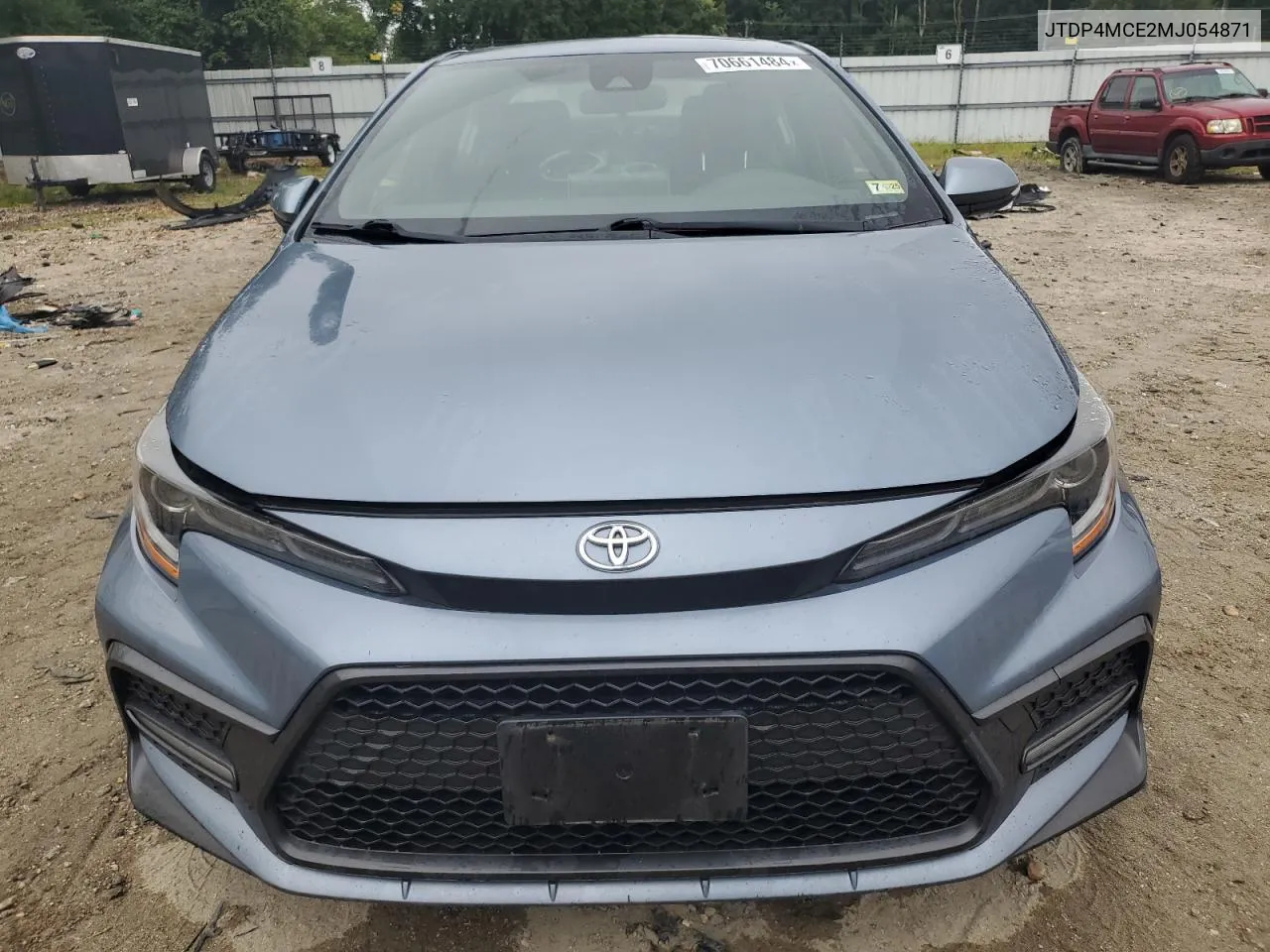 2021 Toyota Corolla Se VIN: JTDP4MCE2MJ054871 Lot: 70661484