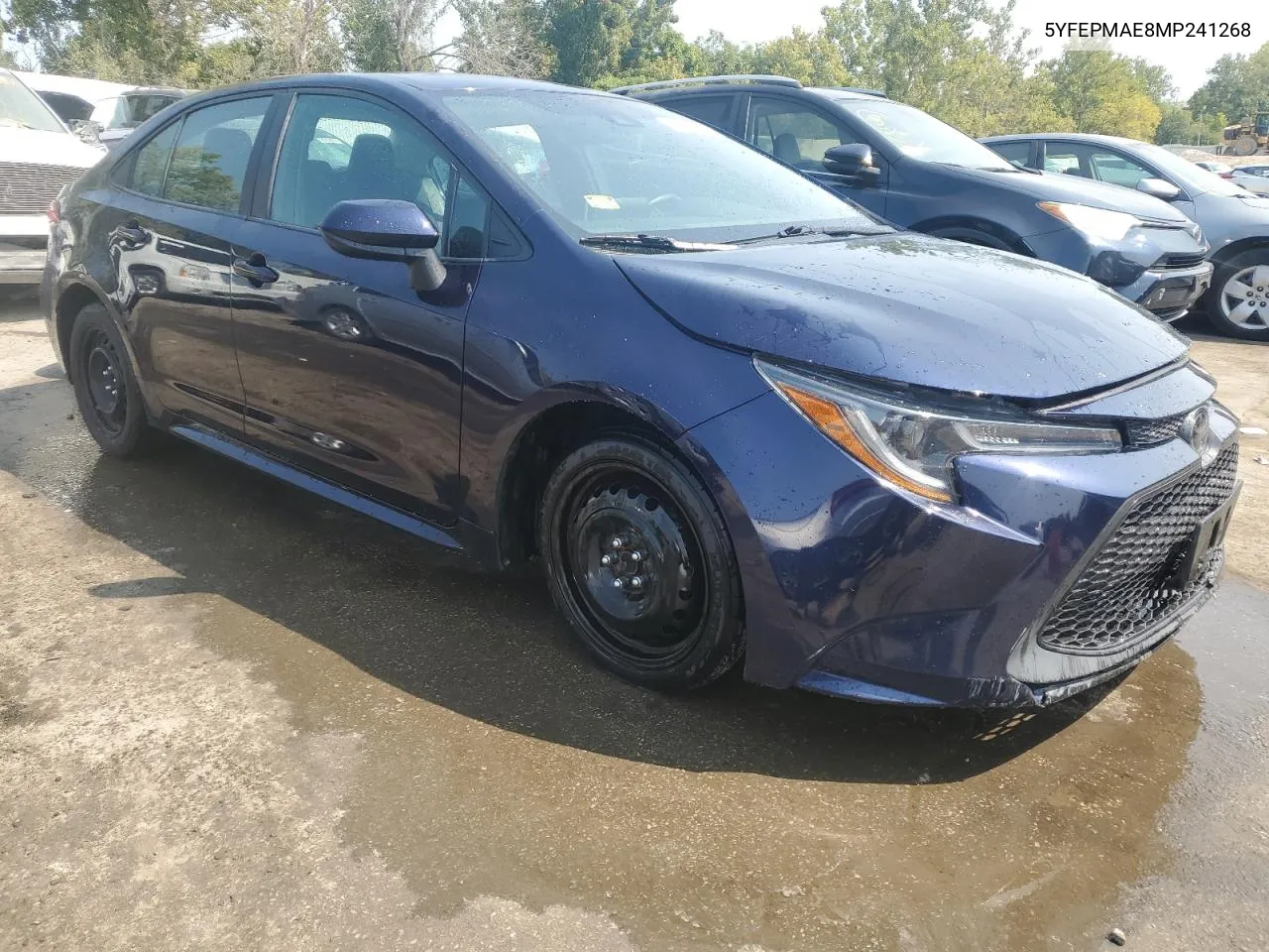 2021 Toyota Corolla Le VIN: 5YFEPMAE8MP241268 Lot: 70852994