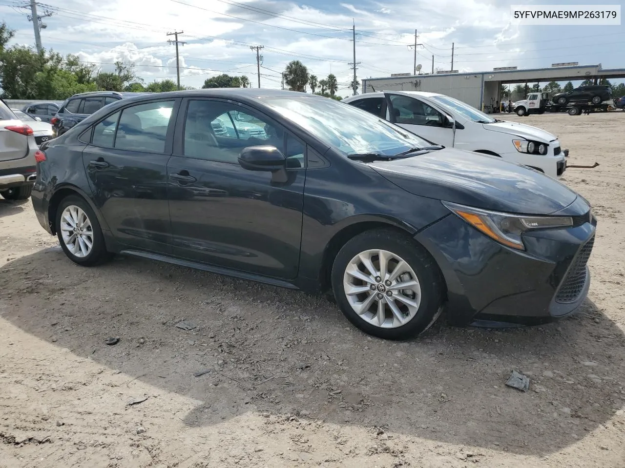 2021 Toyota Corolla Le VIN: 5YFVPMAE9MP263179 Lot: 70889184