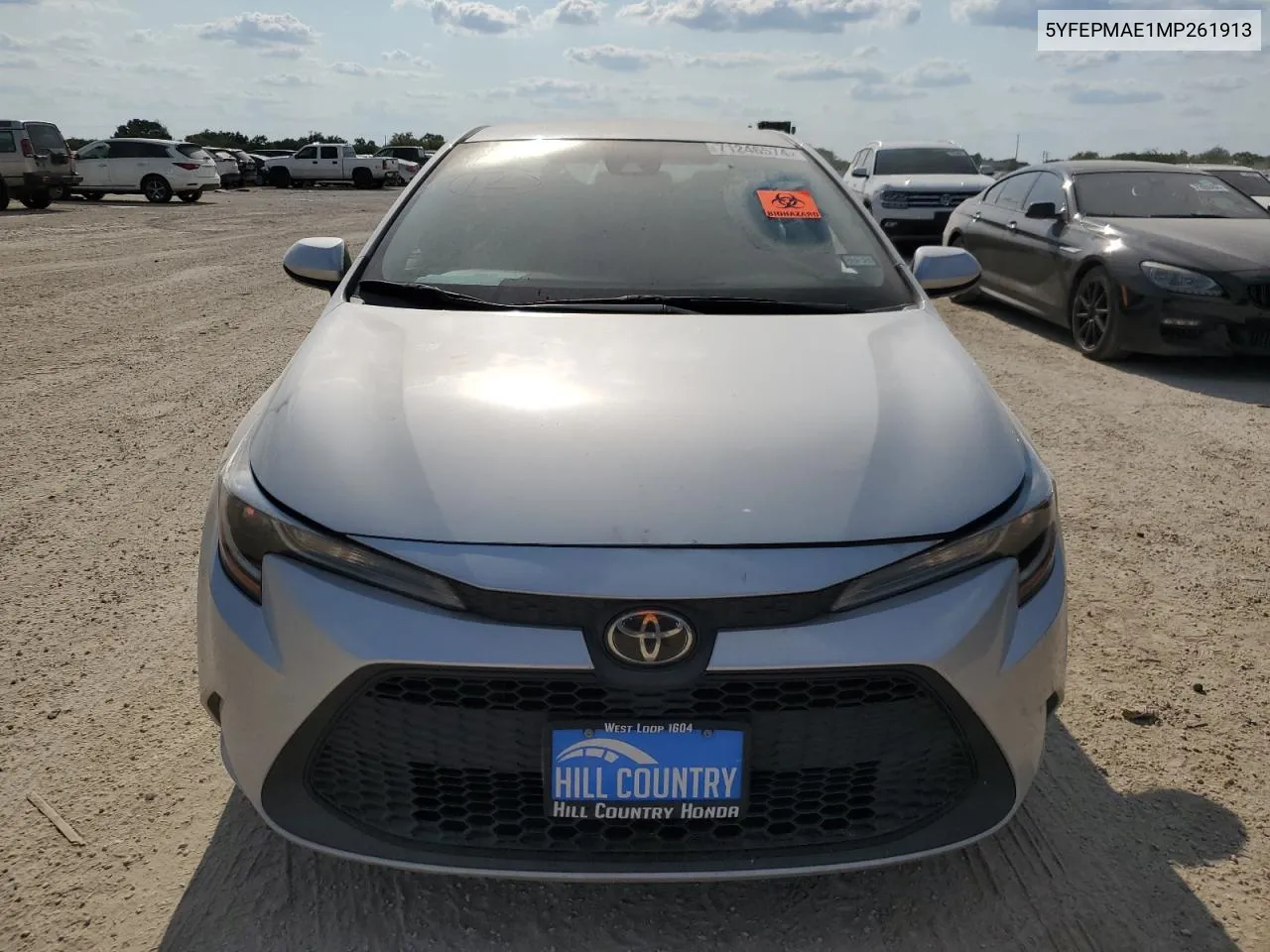 2021 Toyota Corolla Le VIN: 5YFEPMAE1MP261913 Lot: 71246574