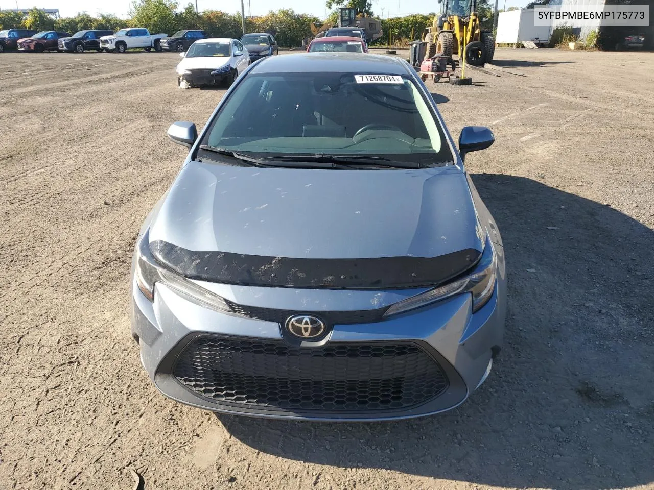 2021 Toyota Corolla Le VIN: 5YFBPMBE6MP175773 Lot: 71268704