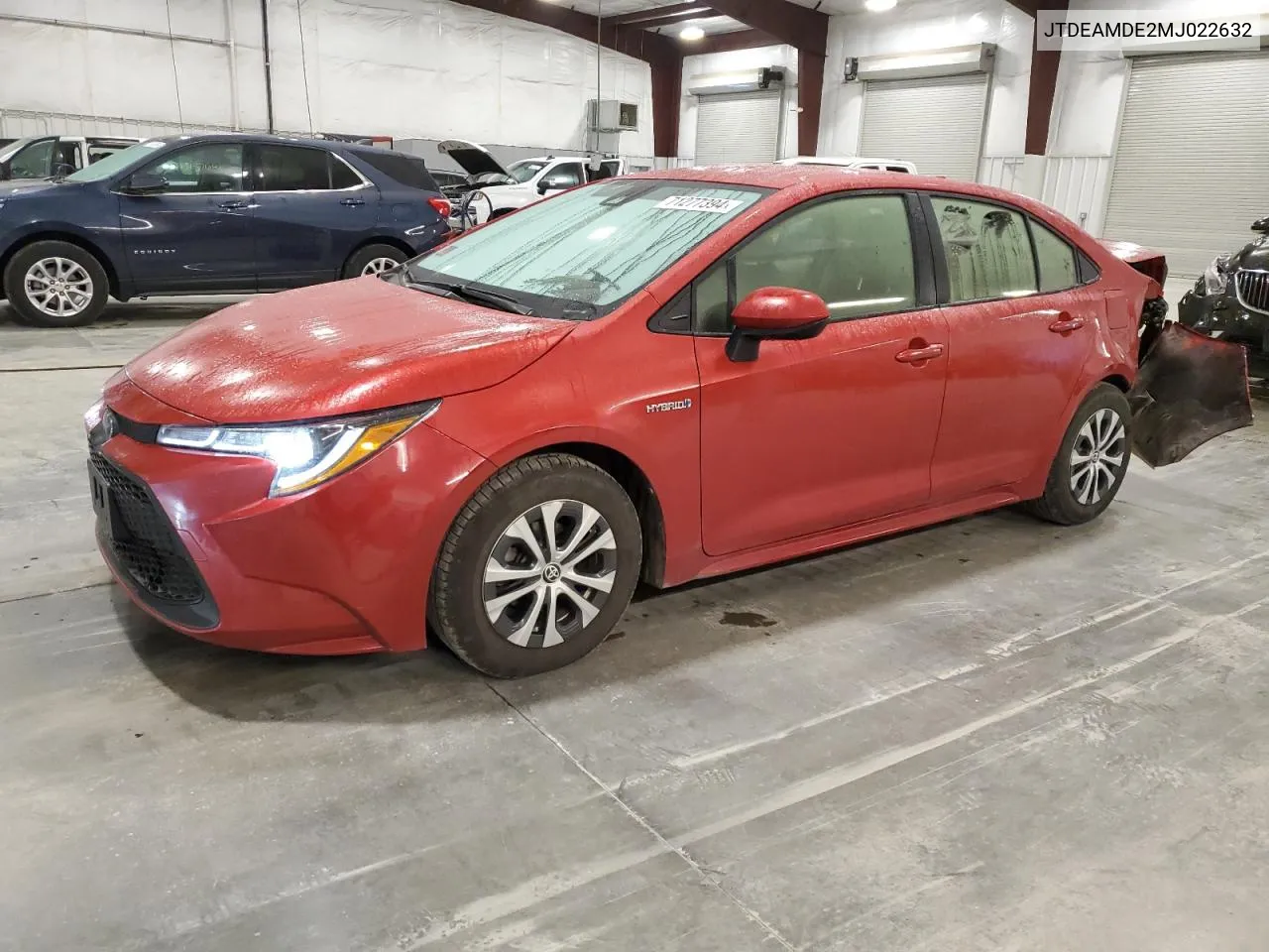 2021 Toyota Corolla Le VIN: JTDEAMDE2MJ022632 Lot: 71277394