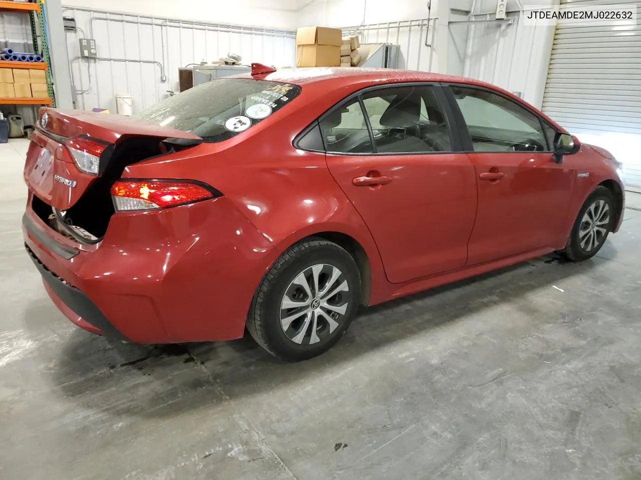 2021 Toyota Corolla Le VIN: JTDEAMDE2MJ022632 Lot: 71277394