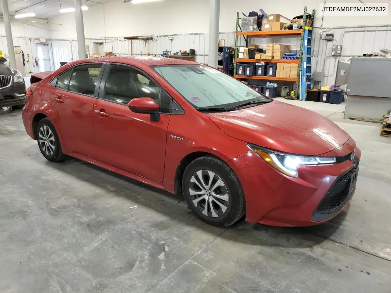 2021 Toyota Corolla Le VIN: JTDEAMDE2MJ022632 Lot: 71277394