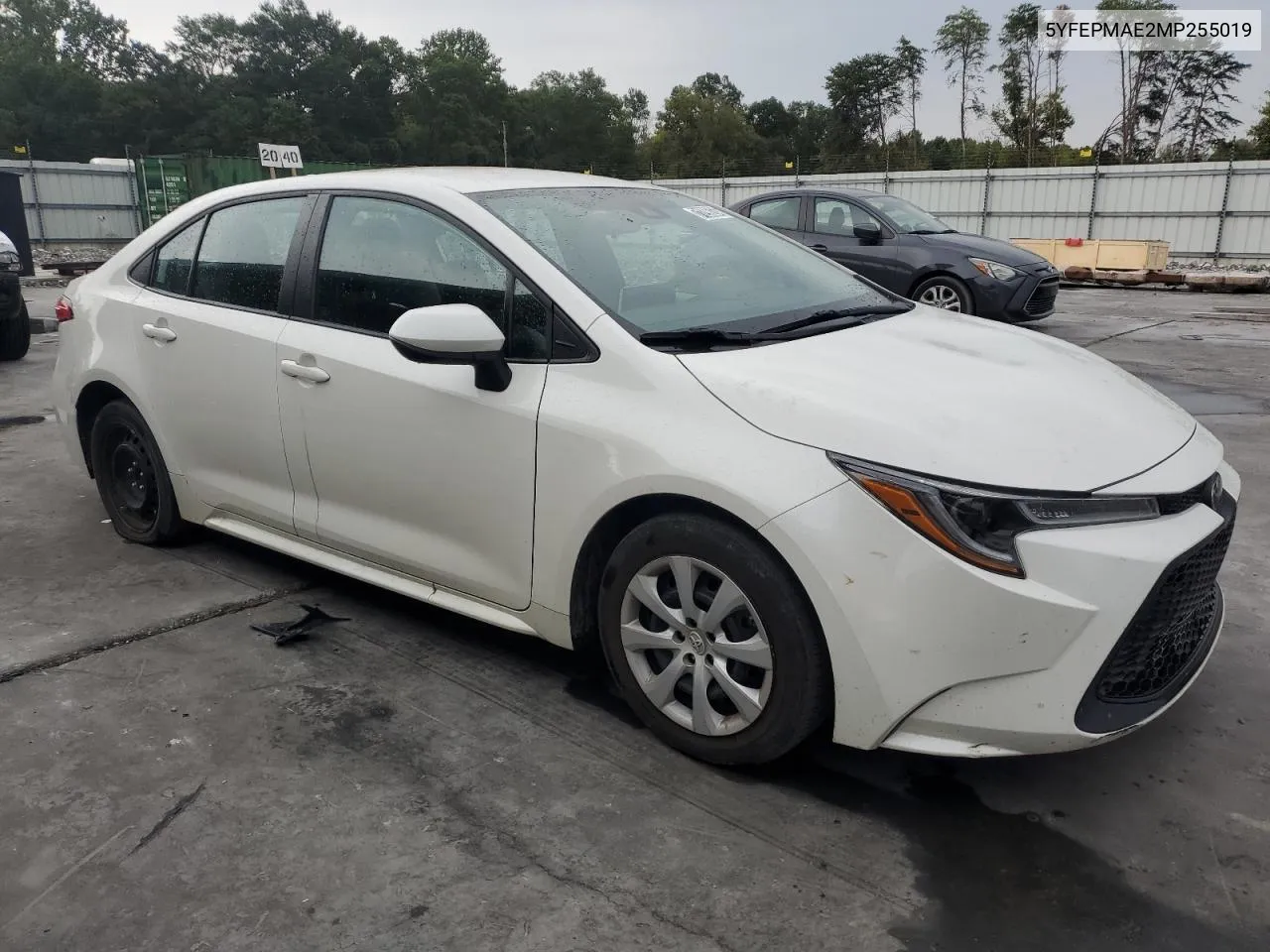 2021 Toyota Corolla Le VIN: 5YFEPMAE2MP255019 Lot: 71296234