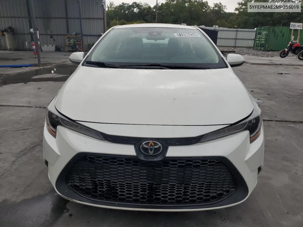 2021 Toyota Corolla Le VIN: 5YFEPMAE2MP255019 Lot: 71296234