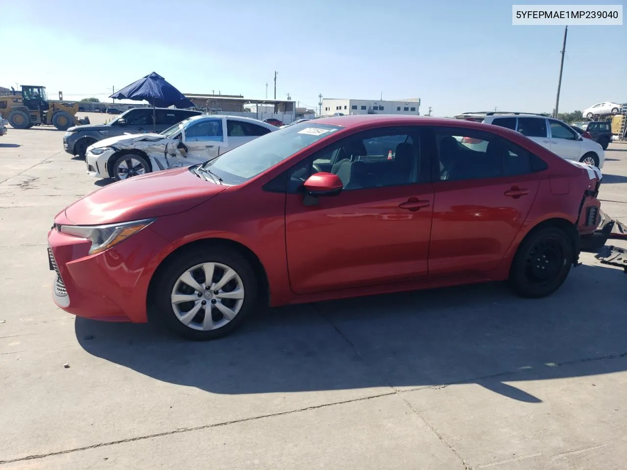 2021 Toyota Corolla Le VIN: 5YFEPMAE1MP239040 Lot: 71320594