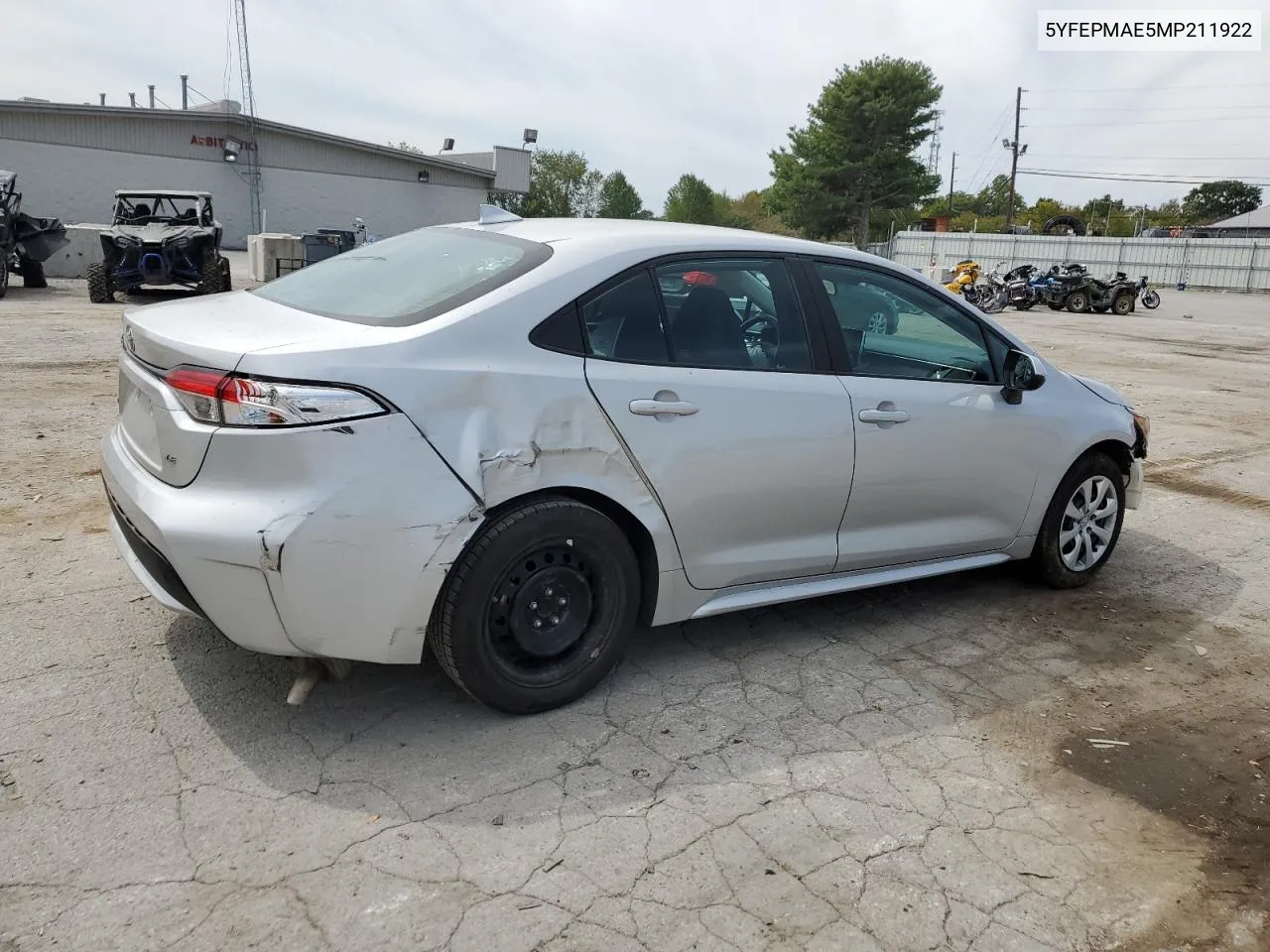 2021 Toyota Corolla Le VIN: 5YFEPMAE5MP211922 Lot: 71364944