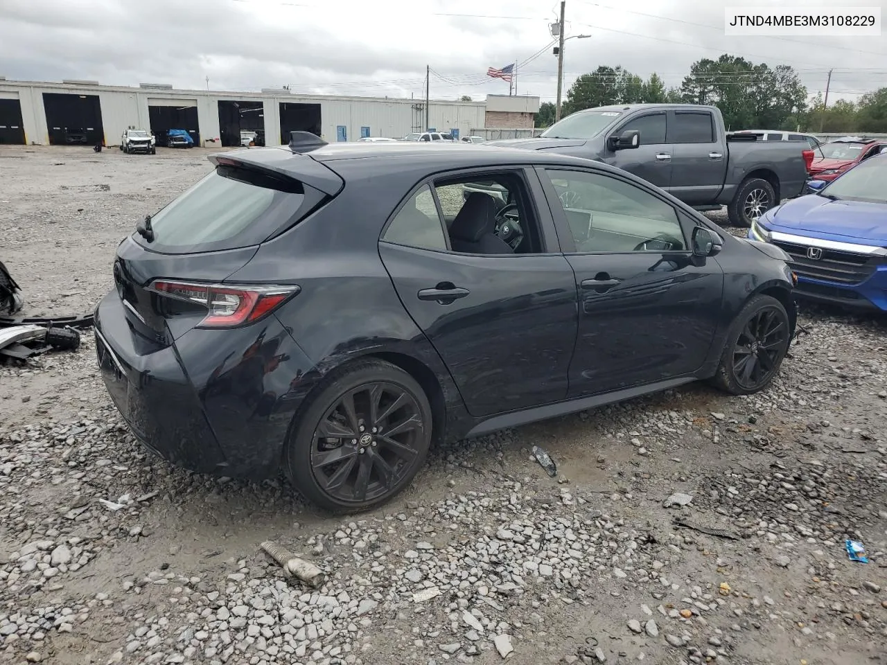 2021 Toyota Corolla Se VIN: JTND4MBE3M3108229 Lot: 71425494