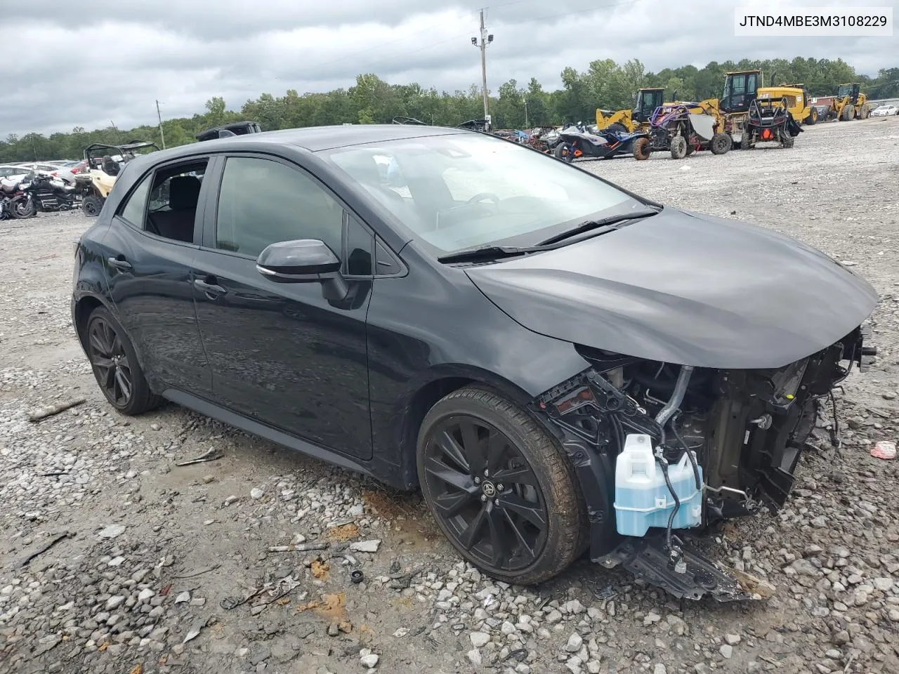 2021 Toyota Corolla Se VIN: JTND4MBE3M3108229 Lot: 71425494