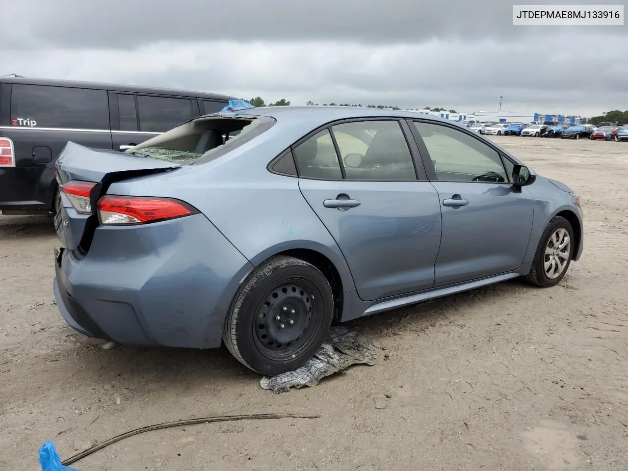 2021 Toyota Corolla Le VIN: JTDEPMAE8MJ133916 Lot: 71473054