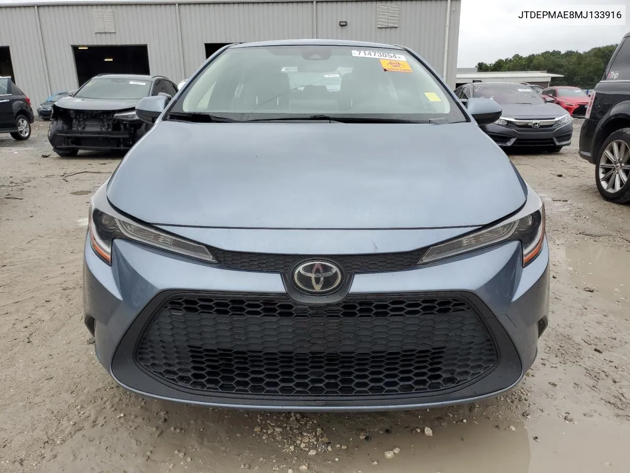 2021 Toyota Corolla Le VIN: JTDEPMAE8MJ133916 Lot: 71473054