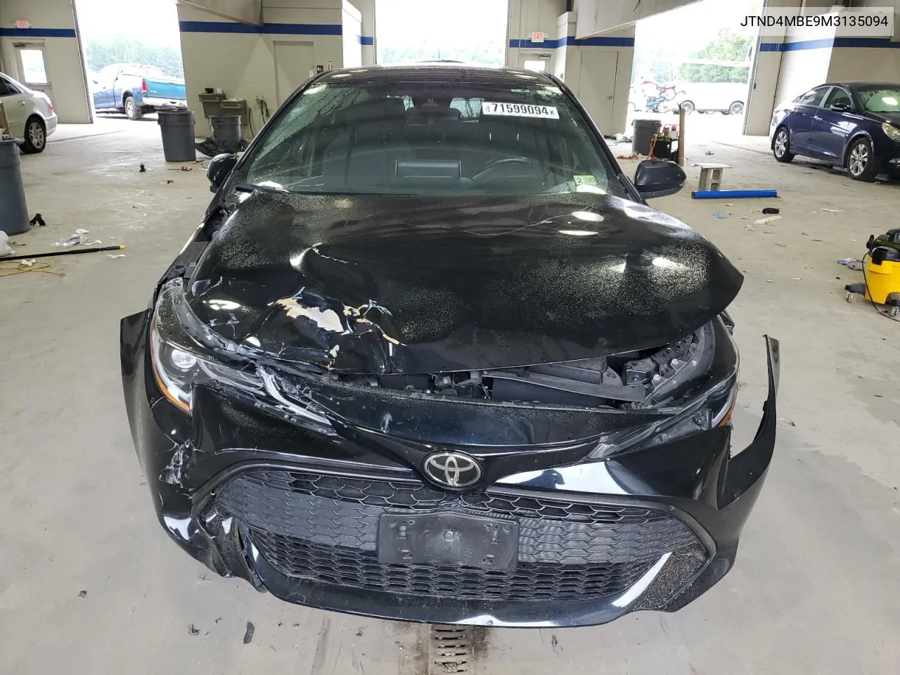 2021 Toyota Corolla Se VIN: JTND4MBE9M3135094 Lot: 71599094