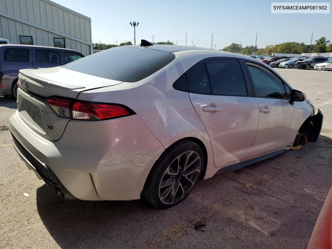 2021 Toyota Corolla Se VIN: 5YFS4MCE4MP081902 Lot: 71624104