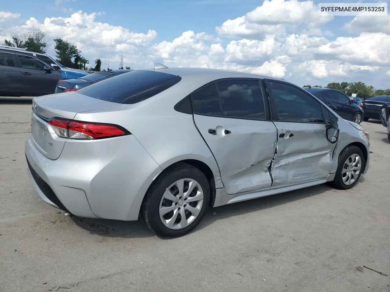 5YFEPMAE4MP153253 2021 Toyota Corolla Le