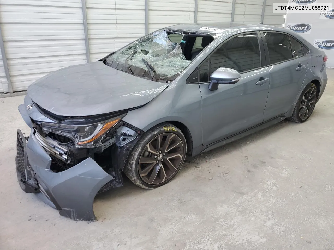 2021 Toyota Corolla Xse VIN: JTDT4MCE2MJ058921 Lot: 71957784