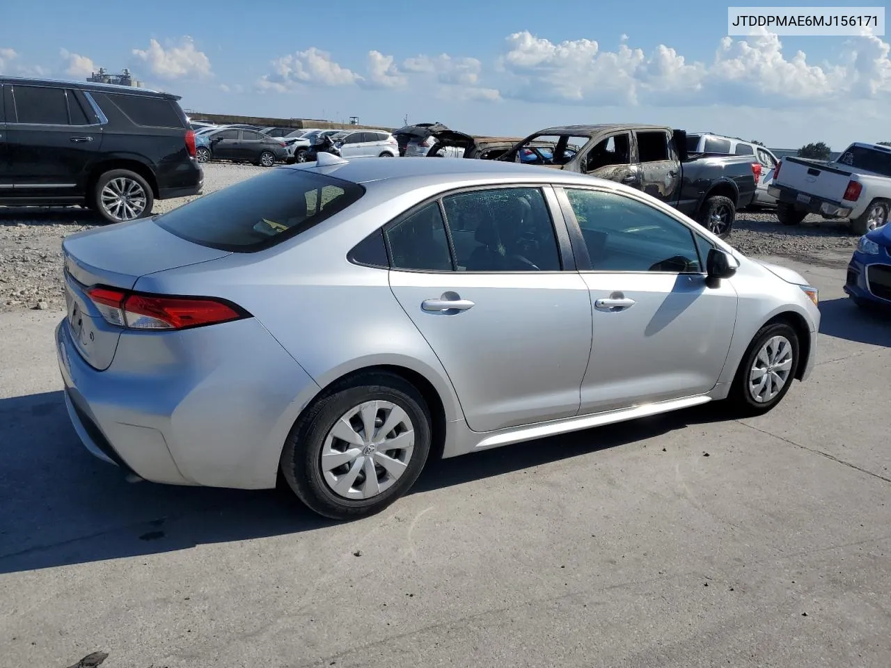 JTDDPMAE6MJ156171 2021 Toyota Corolla L