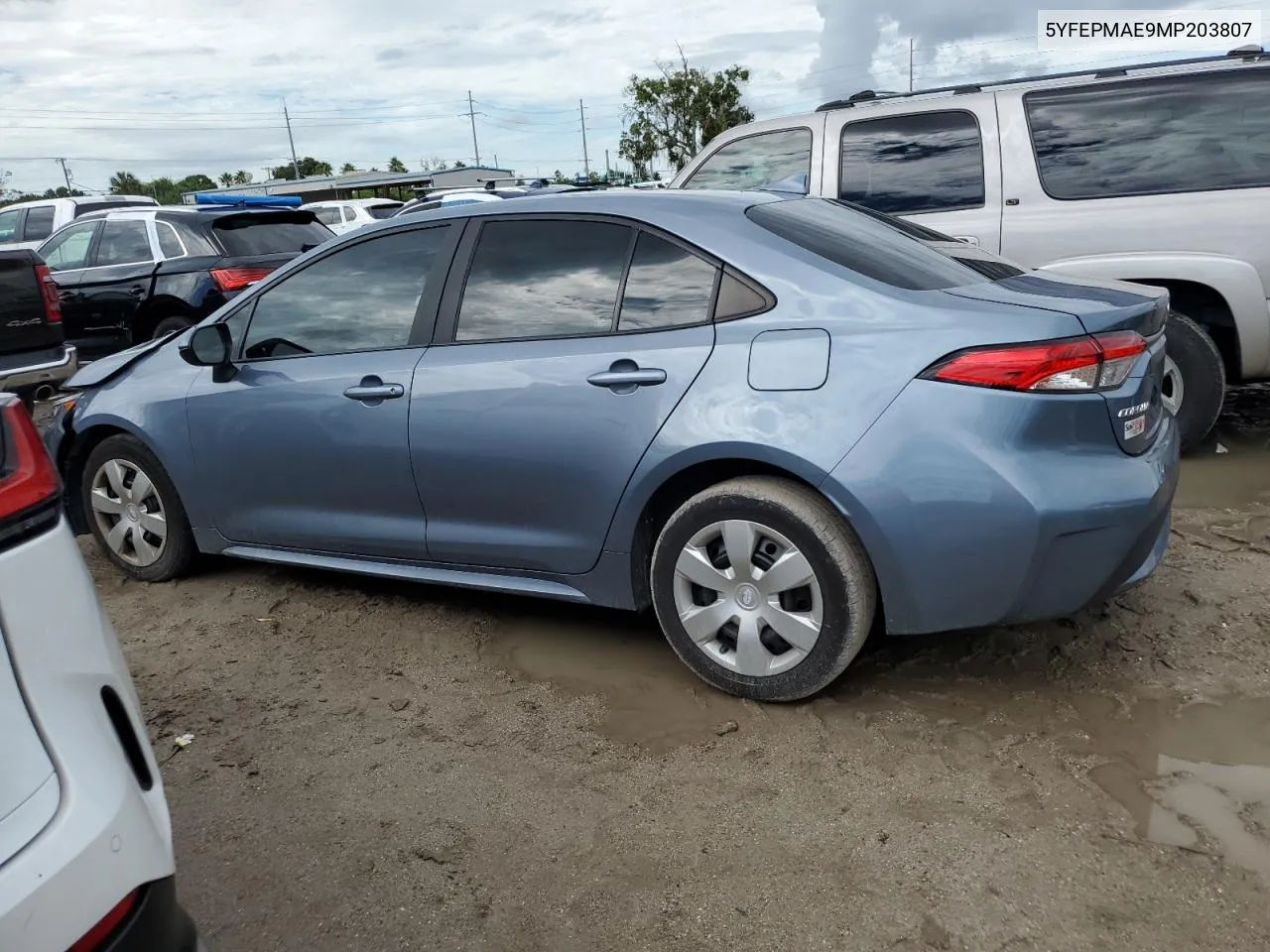 2021 Toyota Corolla Le VIN: 5YFEPMAE9MP203807 Lot: 72847514