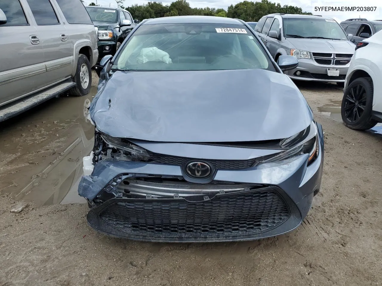 5YFEPMAE9MP203807 2021 Toyota Corolla Le