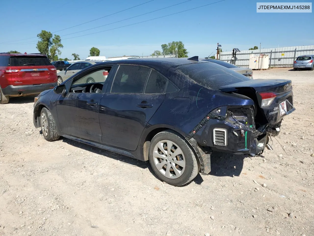 2021 Toyota Corolla Le VIN: JTDEPMAEXMJ145288 Lot: 73151564