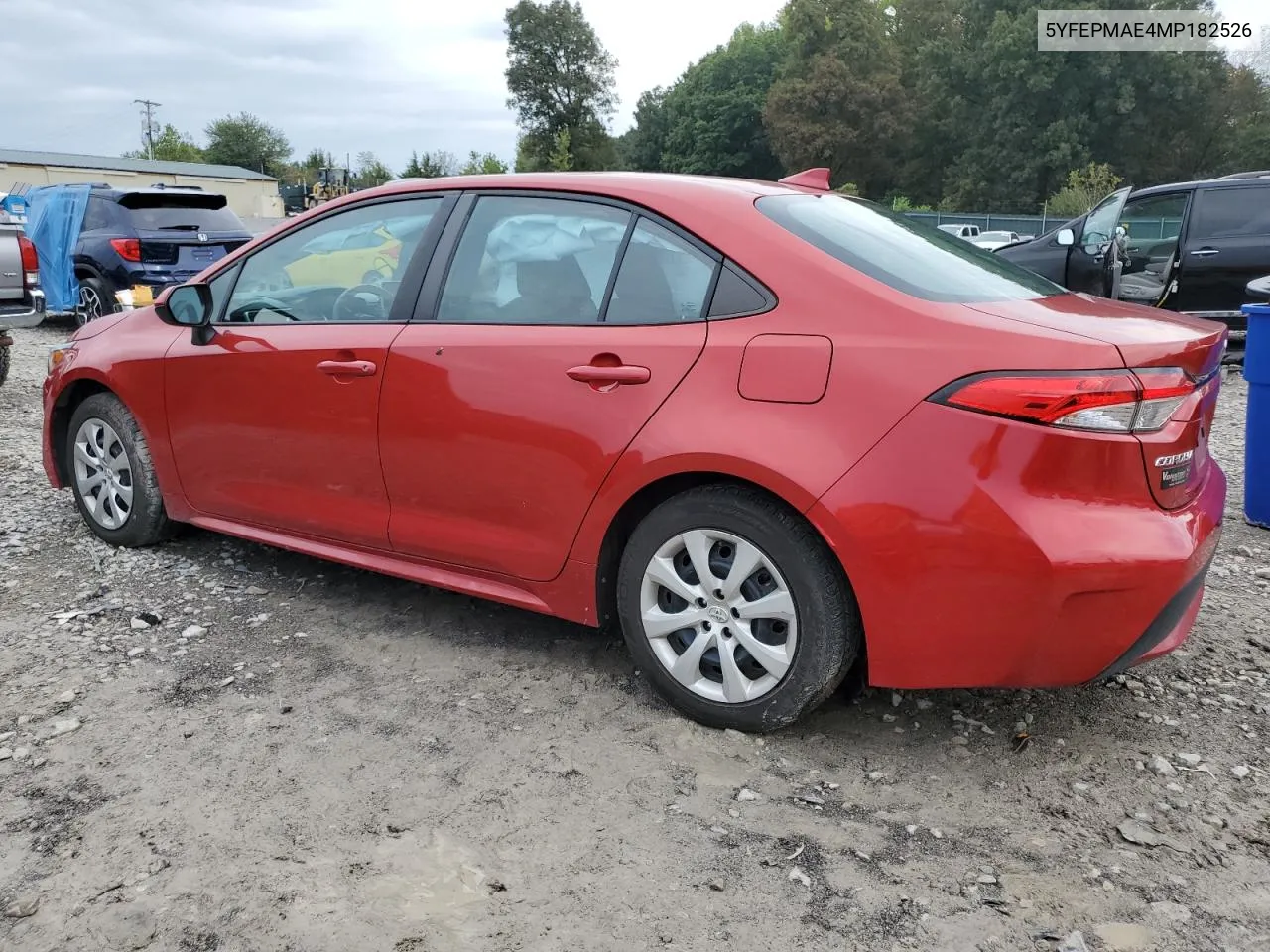 2021 Toyota Corolla Le VIN: 5YFEPMAE4MP182526 Lot: 73213194