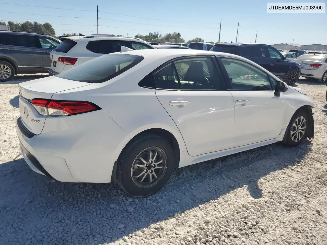 2021 Toyota Corolla Le VIN: JTDEAMDE5MJ003900 Lot: 73360724