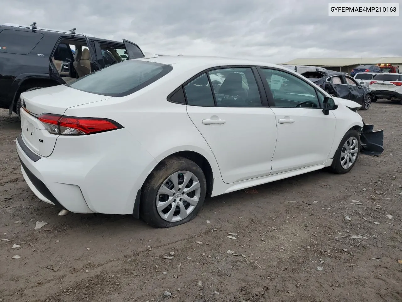 2021 Toyota Corolla Le VIN: 5YFEPMAE4MP210163 Lot: 73362394