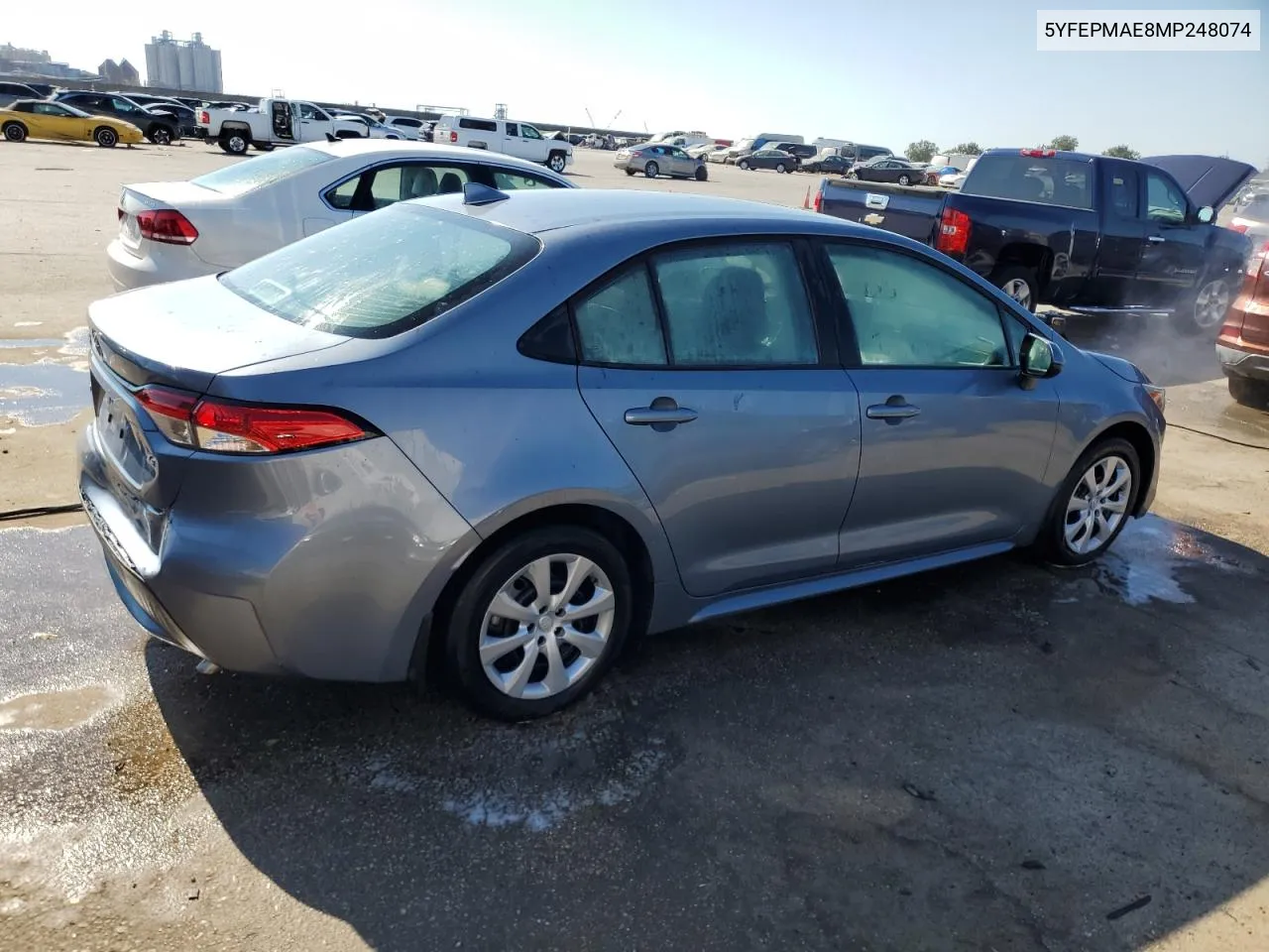 5YFEPMAE8MP248074 2021 Toyota Corolla Le